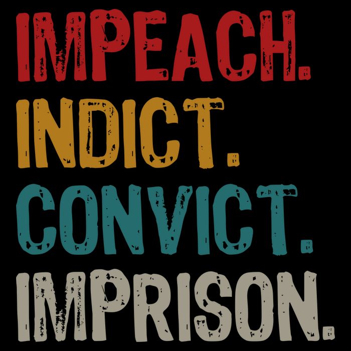Impeach Indict Convict Imprison  16oz Travel Tumbler