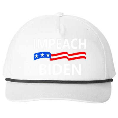 Impeach Joe Biden Remove From Office Snapback Five-Panel Rope Hat