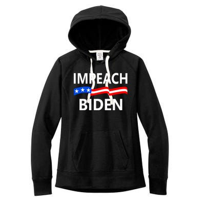 Impeach Joe Biden Remove From Office Women's Fleece Hoodie