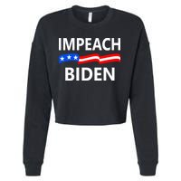 Impeach Joe Biden Remove From Office Cropped Pullover Crew