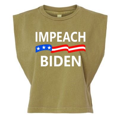 Impeach Joe Biden Remove From Office Garment-Dyed Women's Muscle Tee