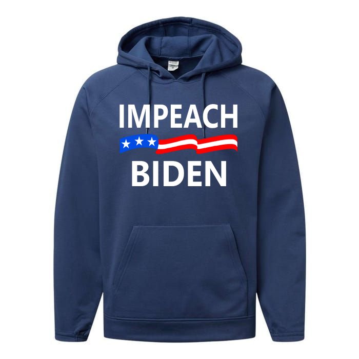 Impeach Joe Biden Remove From Office Performance Fleece Hoodie