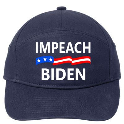 Impeach Joe Biden Remove From Office 7-Panel Snapback Hat