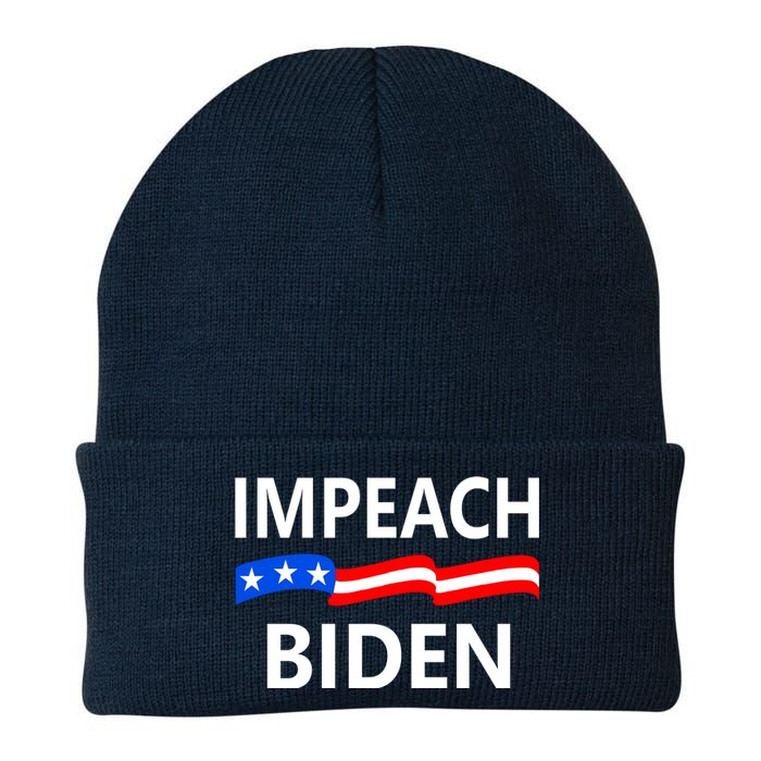 Impeach Joe Biden Remove From Office Knit Cap Winter Beanie