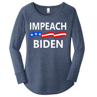 Impeach Joe Biden Remove From Office Women's Perfect Tri Tunic Long Sleeve Shirt