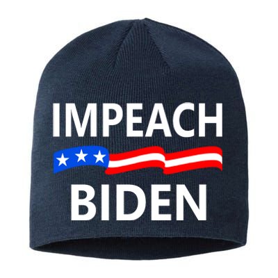 Impeach Joe Biden Remove From Office Sustainable Beanie