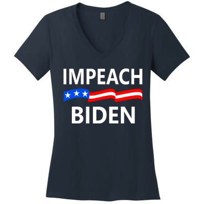 Impeach Joe Biden Remove From Office Women's V-Neck T-Shirt