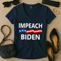 Impeach Joe Biden Remove From Office Women's V-Neck T-Shirt
