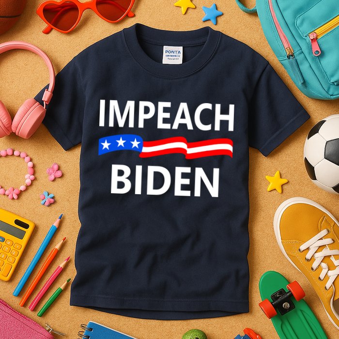 Impeach Joe Biden Remove From Office Kids T-Shirt