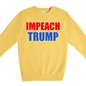 Impeach President Donald Trump Anti-Trump Premium Crewneck Sweatshirt