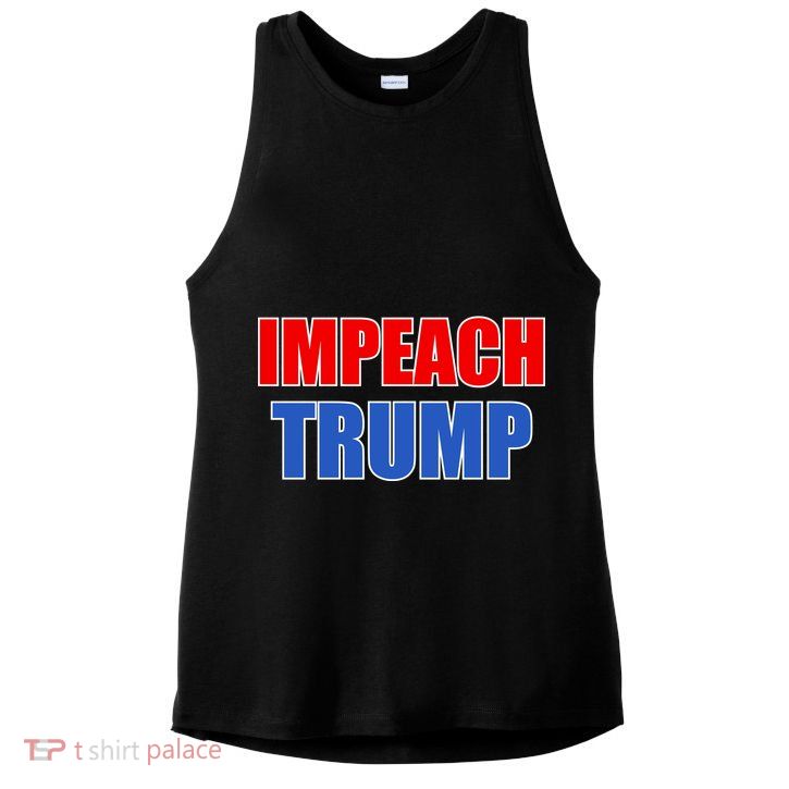 Impeach President Donald Trump Anti-Trump Ladies PosiCharge Tri-Blend Wicking Tank