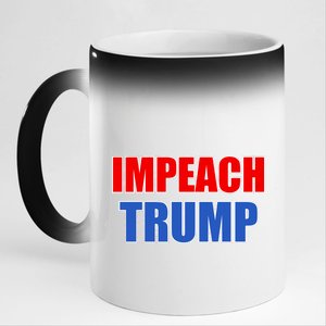 Impeach President Donald Trump Anti-Trump 11oz Black Color Changing Mug