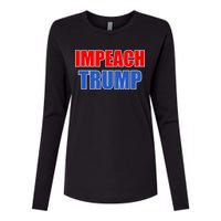 Impeach President Donald Trump Anti-Trump Womens Cotton Relaxed Long Sleeve T-Shirt