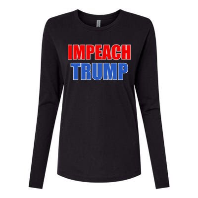 Impeach President Donald Trump Anti-Trump Womens Cotton Relaxed Long Sleeve T-Shirt