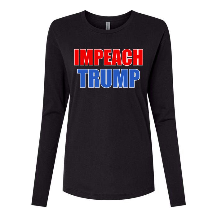 Impeach President Donald Trump Anti-Trump Womens Cotton Relaxed Long Sleeve T-Shirt