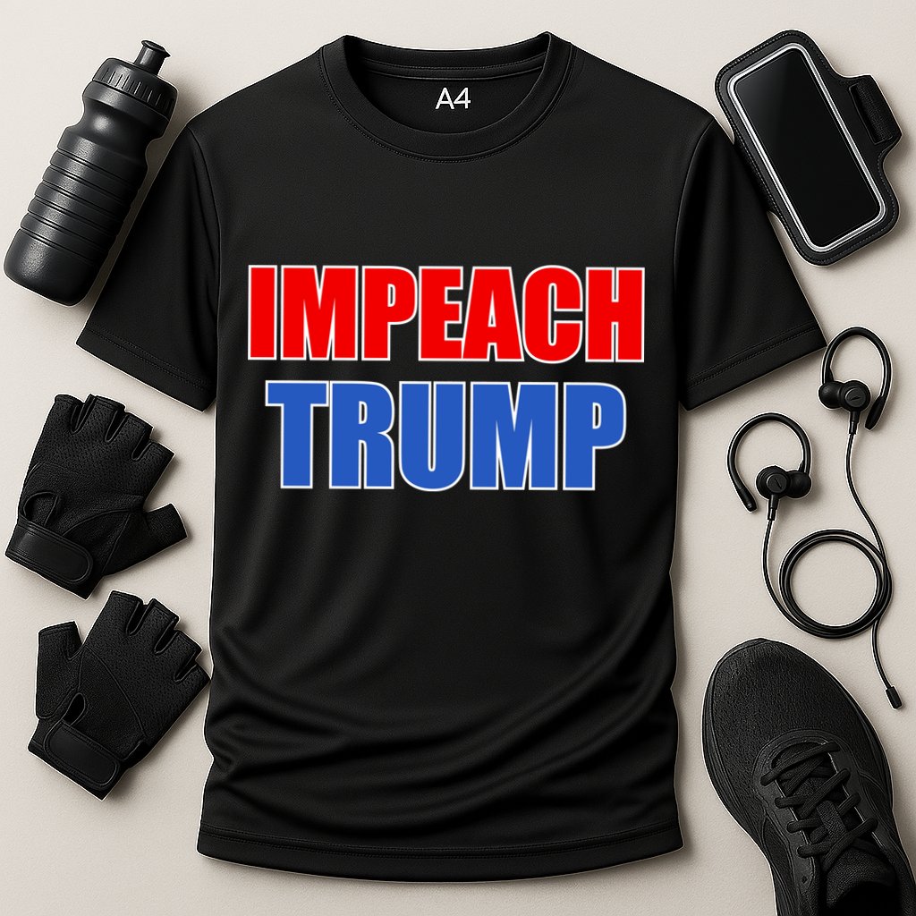 Impeach President Donald Trump Anti-Trump Cooling Performance Crew T-Shirt