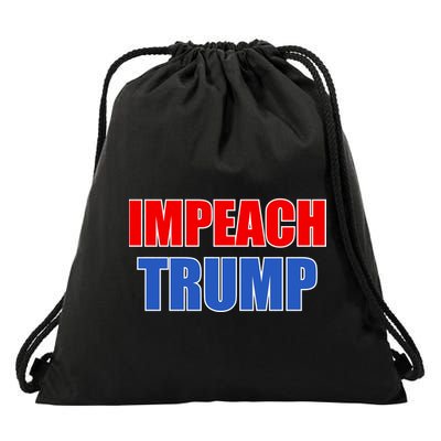 Impeach President Donald Trump Anti-Trump Drawstring Bag