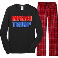 Impeach President Donald Trump Anti-Trump Long Sleeve Pajama Set