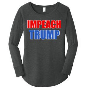 Impeach President Donald Trump Anti-Trump Women's Perfect Tri Tunic Long Sleeve Shirt