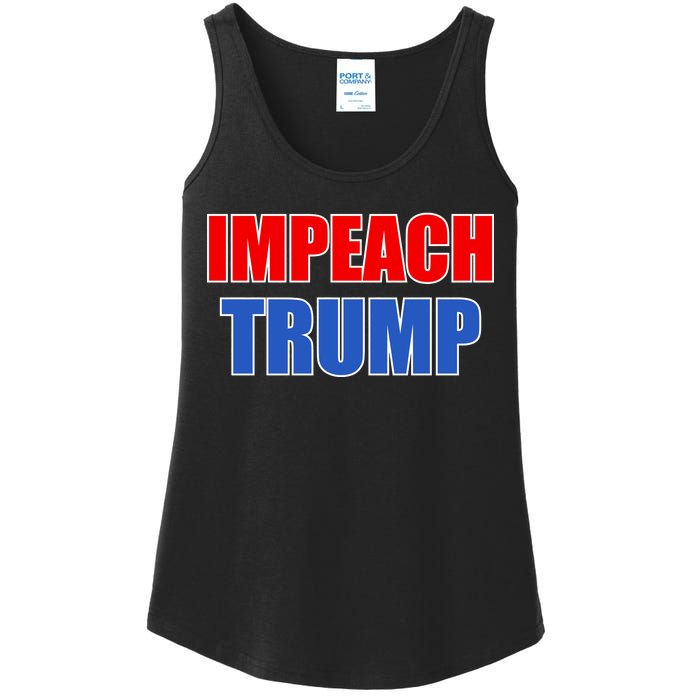 Impeach President Donald Trump Anti-Trump Ladies Essential Tank