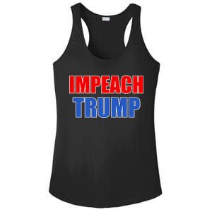 Impeach President Donald Trump Anti-Trump Ladies PosiCharge Competitor Racerback Tank