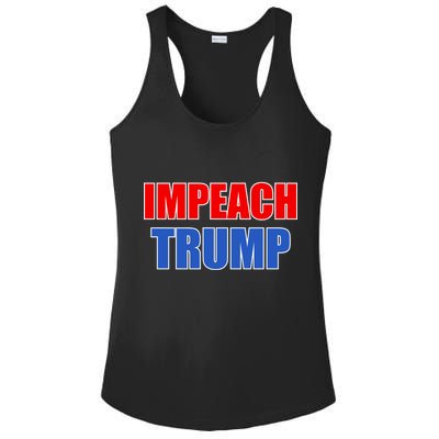 Impeach President Donald Trump Anti-Trump Ladies PosiCharge Competitor Racerback Tank