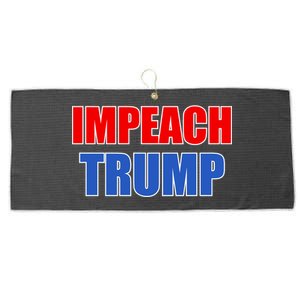 Impeach President Donald Trump Anti-Trump Large Microfiber Waffle Golf Towel