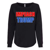 Impeach President Donald Trump Anti-Trump Womens California Wash Sweatshirt