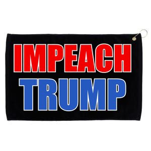 Impeach President Donald Trump Anti-Trump Grommeted Golf Towel