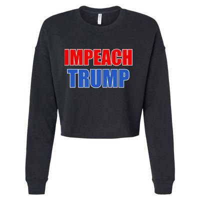 Impeach President Donald Trump Anti-Trump Cropped Pullover Crew