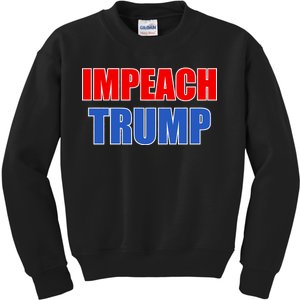 Impeach President Donald Trump Anti-Trump Kids Sweatshirt