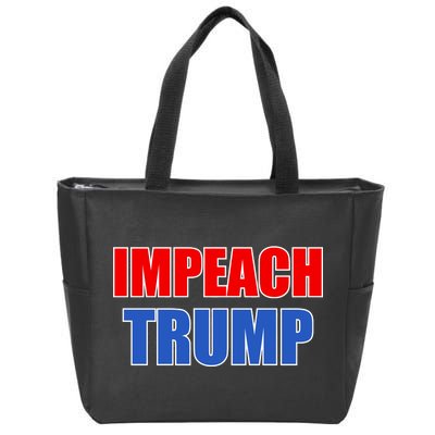 Impeach President Donald Trump Anti-Trump Zip Tote Bag