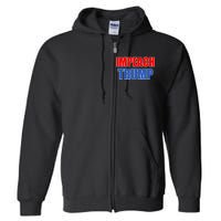 Impeach President Donald Trump Anti-Trump Full Zip Hoodie