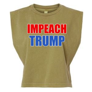 Impeach President Donald Trump Anti-Trump Garment-Dyed Women's Muscle Tee