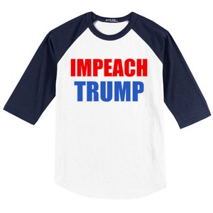 Impeach President Donald Trump Anti-Trump Baseball Sleeve Shirt