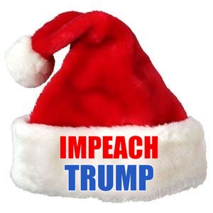 Impeach President Donald Trump Anti-Trump Premium Christmas Santa Hat