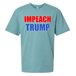 Impeach President Donald Trump Anti-Trump Sueded Cloud Jersey T-Shirt