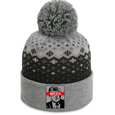 Impeach President Donald Trump Anti Trump Resist The Baniff Cuffed Pom Beanie