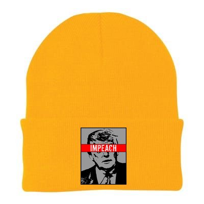 Impeach President Donald Trump Anti Trump Resist Knit Cap Winter Beanie