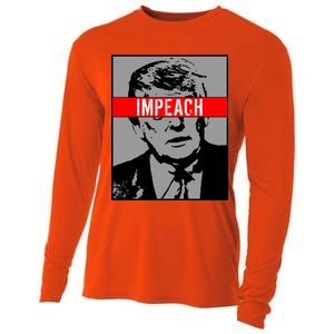 Impeach President Donald Trump Anti Trump Resist Cooling Performance Long Sleeve Crew