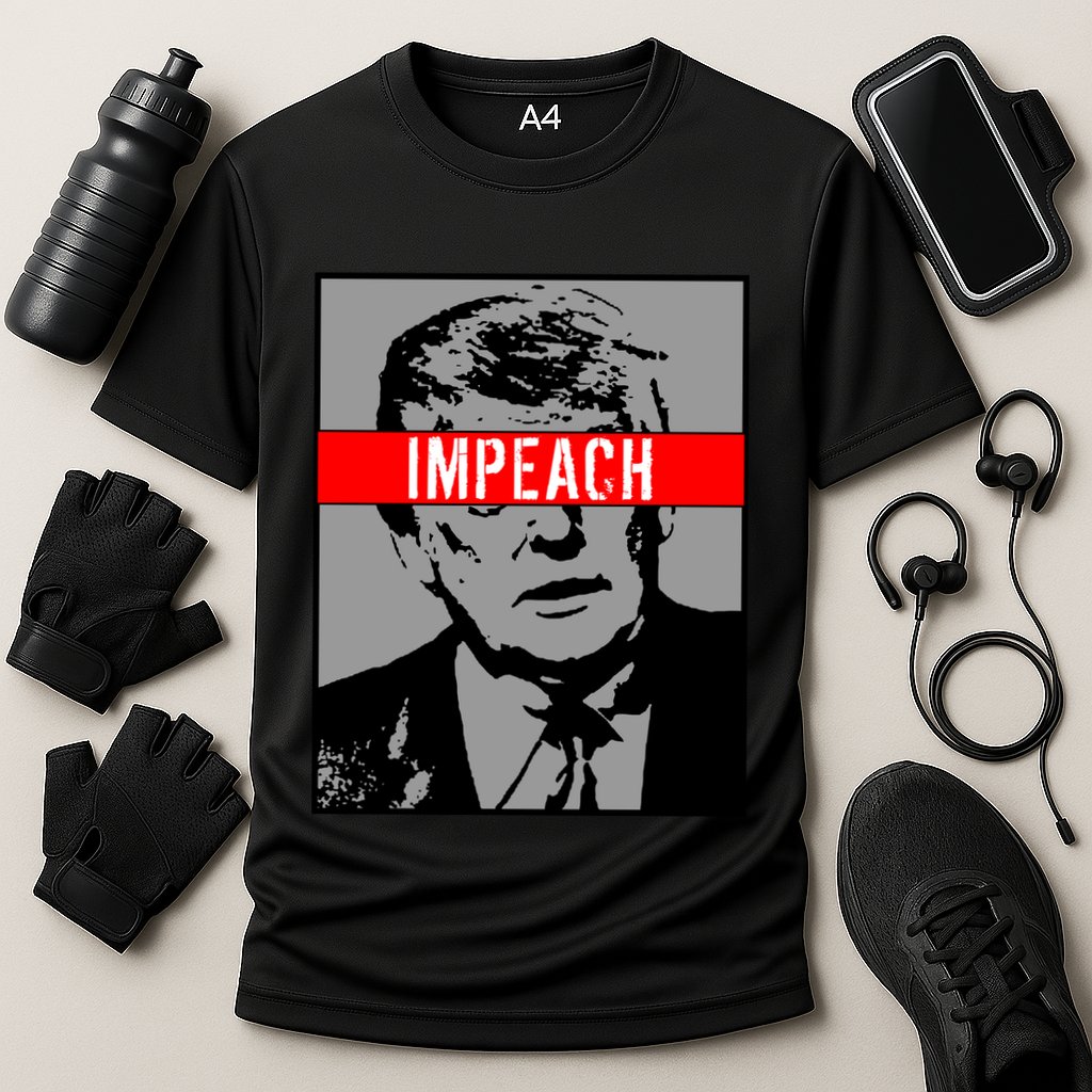 Impeach President Donald Trump Anti Trump Resist Cooling Performance Crew T-Shirt