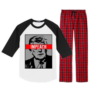 Impeach President Donald Trump Anti Trump Resist Raglan Sleeve Pajama Set