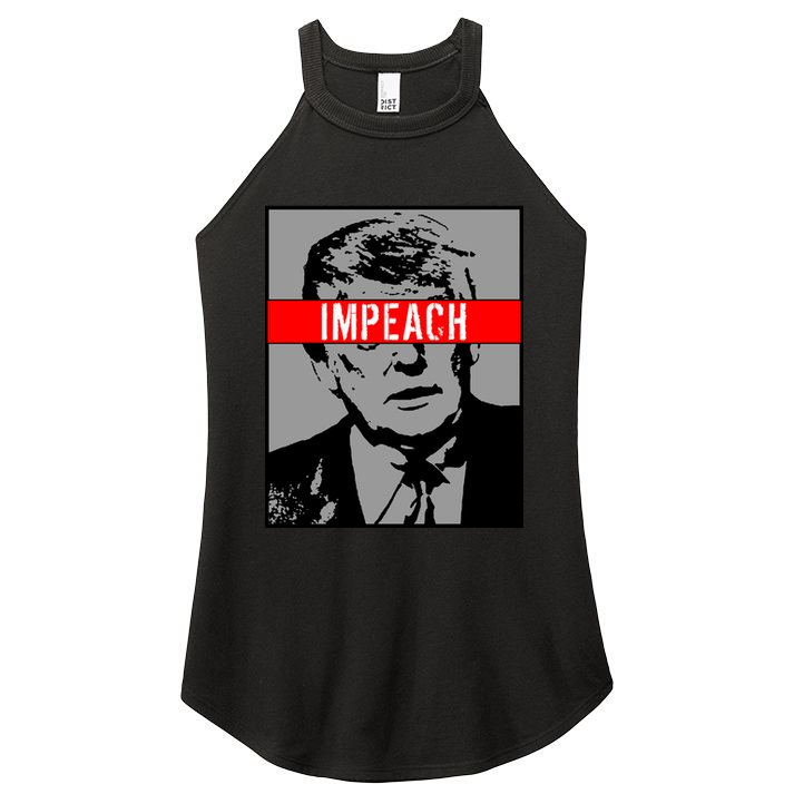 Impeach President Donald Trump Anti Trump Resist Women's Perfect Tri Rocker Tank