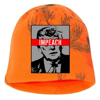 Impeach President Donald Trump Anti Trump Resist Kati - Camo Knit Beanie