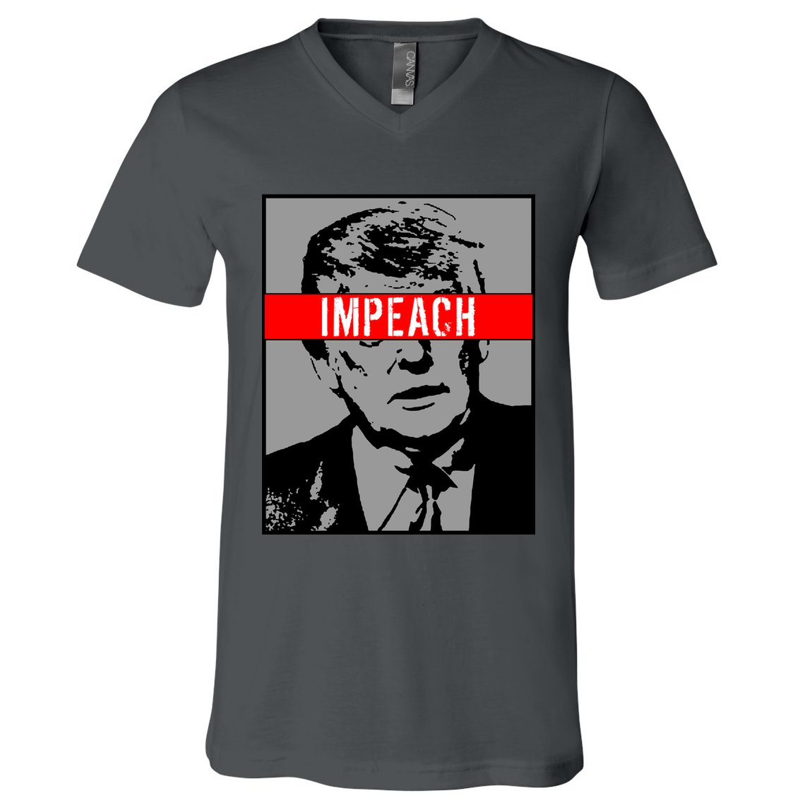 Impeach President Donald Trump Anti Trump Resist V-Neck T-Shirt