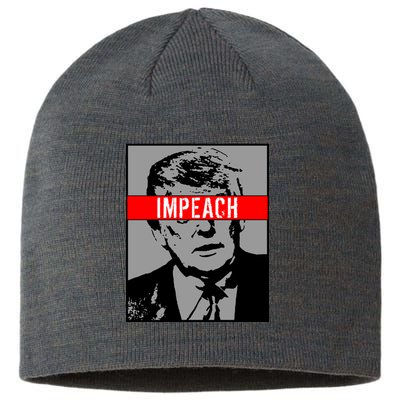 Impeach President Donald Trump Anti Trump Resist Sustainable Beanie