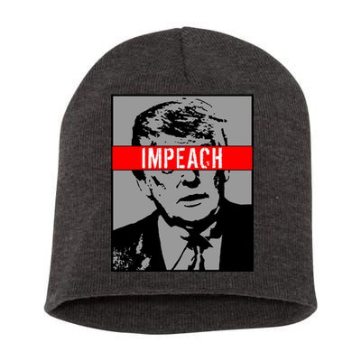 Impeach President Donald Trump Anti Trump Resist Short Acrylic Beanie