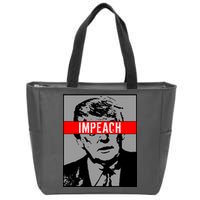 Impeach President Donald Trump Anti Trump Resist Zip Tote Bag