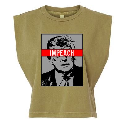Impeach President Donald Trump Anti Trump Resist Garment-Dyed Women's Muscle Tee