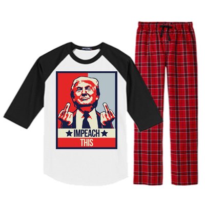 Impeach This Pro Donald Trump Supporter Raglan Sleeve Pajama Set